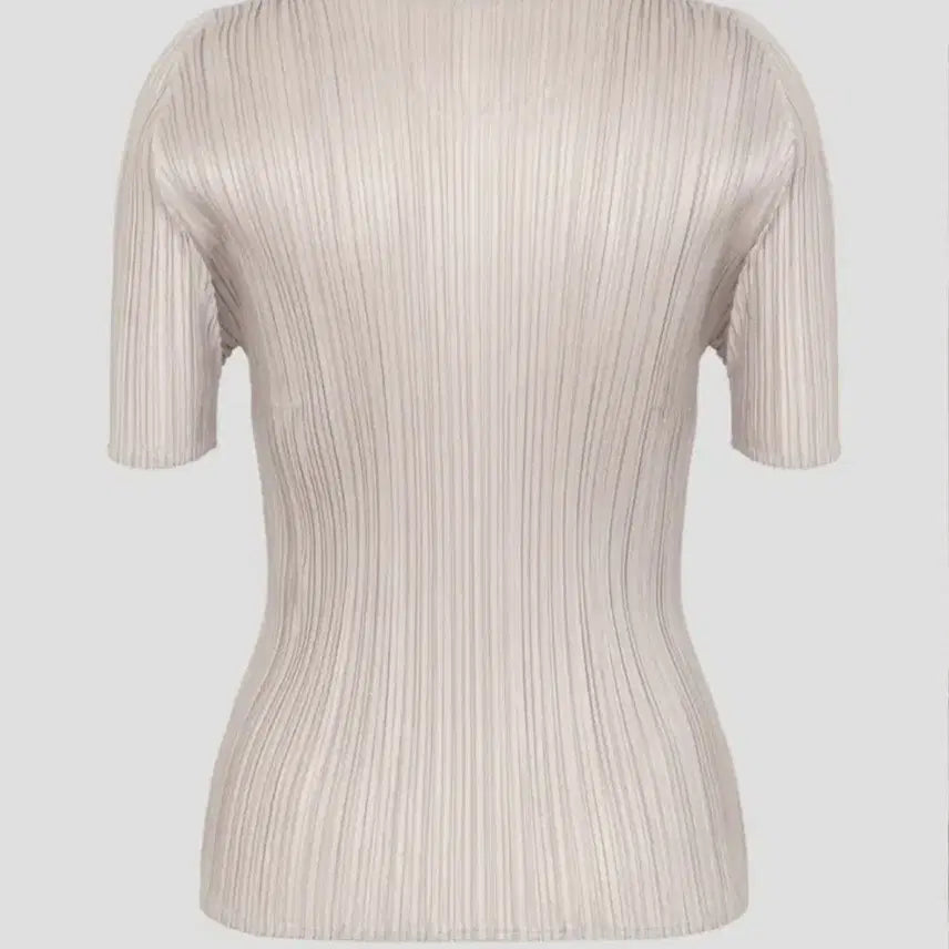[BUNJANG] Issey Miyake Pleats Please New Colorful 4 Top Greige Size 3 / 이세이미야케 플리츠플리즈 탑 뉴컬러풀4 탑 그레이지 3사이즈