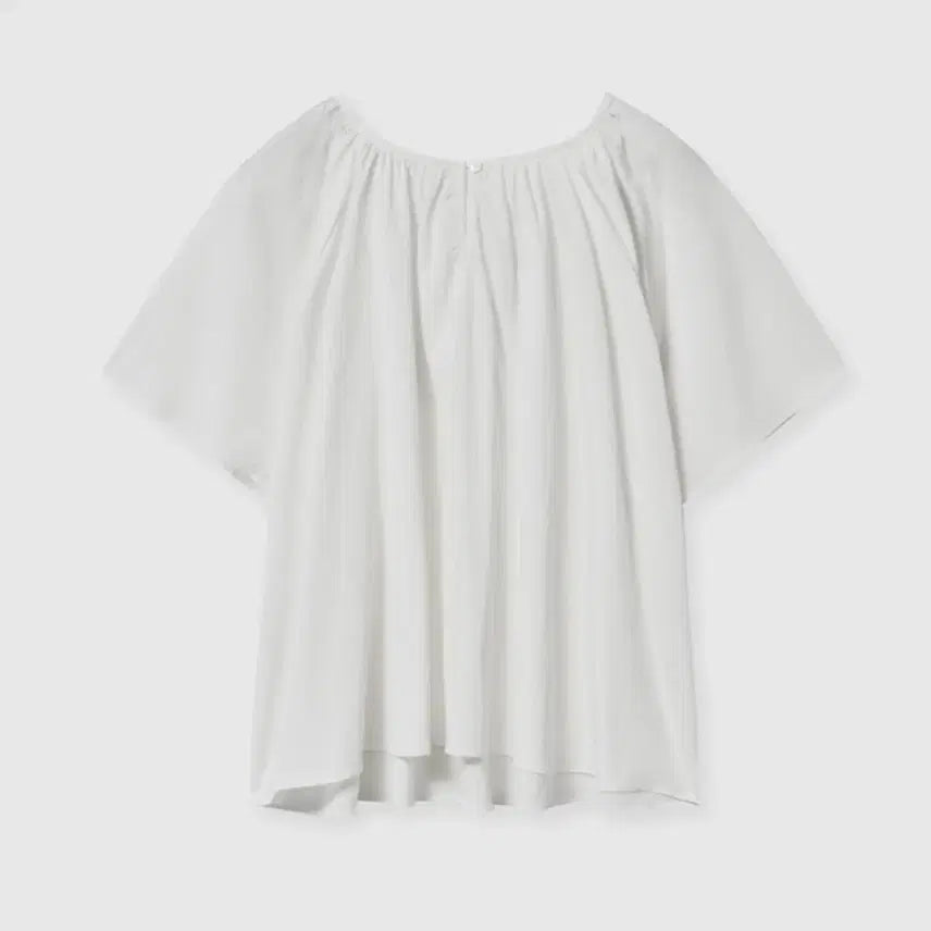 [SOLD OUT] 모헤 러스틀 블라우스 (아이보리)