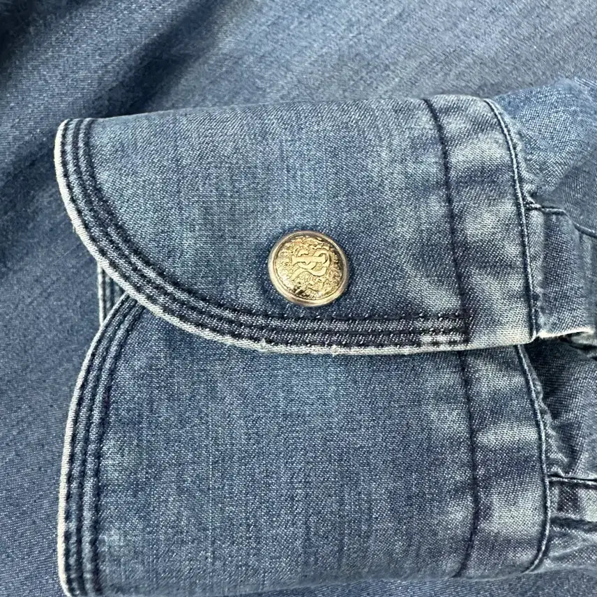 [BUNJANG] Stefano Ricci Button Embellished Denim Pants / 스테파노리치 새상품 버튼장식 프런트 데님팬츠 국내 M~L