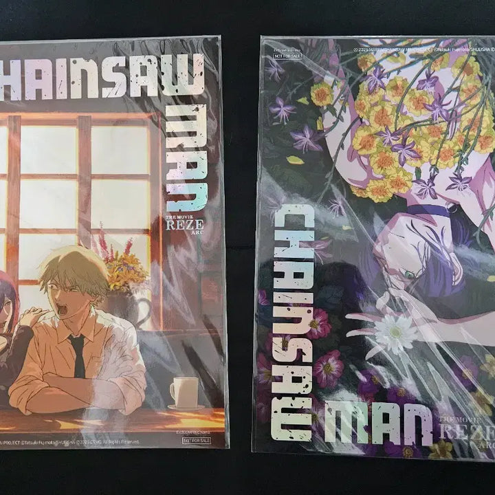 [BUNJANG] Chainsaw Man Reze Arc Bundle Set / 체인소맨 레제편 굿즈 일괄로 팔아요. (아트그라피,n차 관람 포스터)