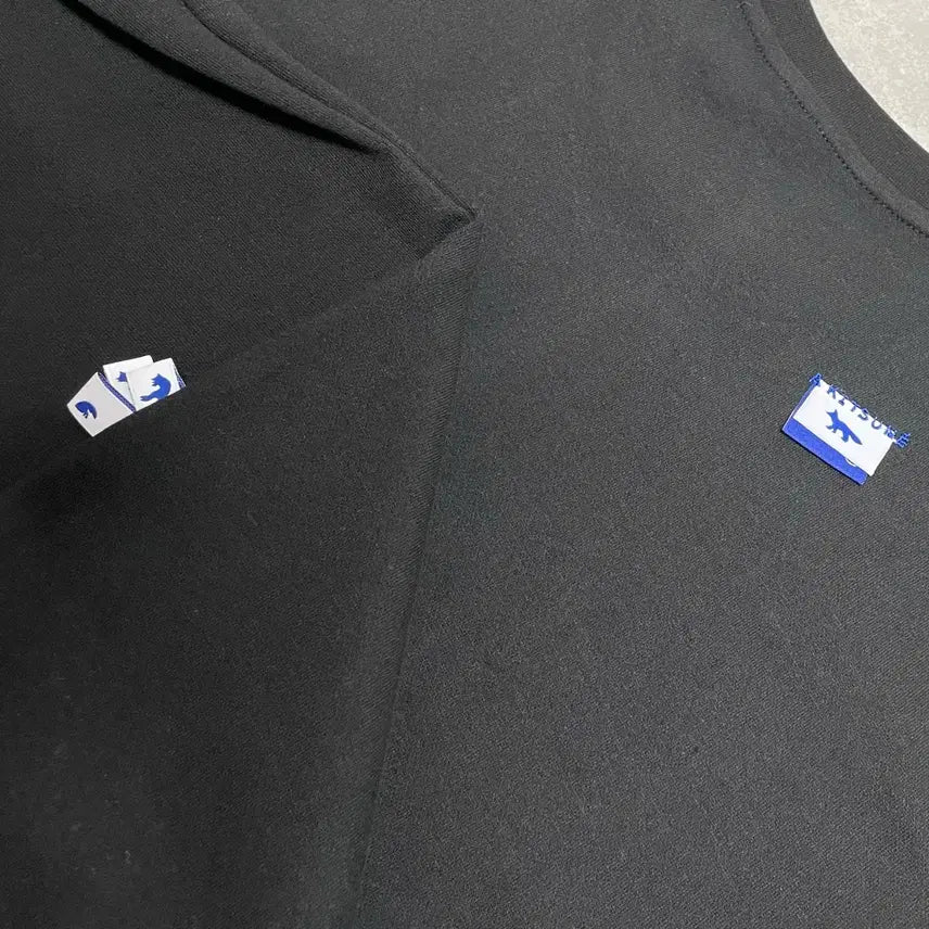 [BUNJANG] Maison Kitsune x ADER Error Tetris Fox T-shirt / 메종키츠네 x 아더에러 테트리스 폭스 티셔츠 블랙 [L]