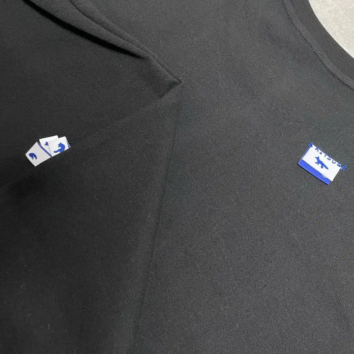 [BUNJANG] Maison Kitsune x ADER Error Tetris Fox T-shirt / 메종키츠네 x 아더에러 테트리스 폭스 티셔츠 블랙 [L]