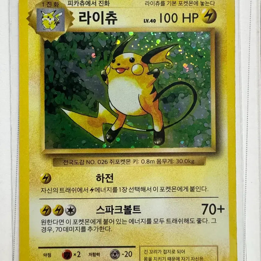 [SOLD OUT] 2016 피카츄 라이츄 포켓몬카드