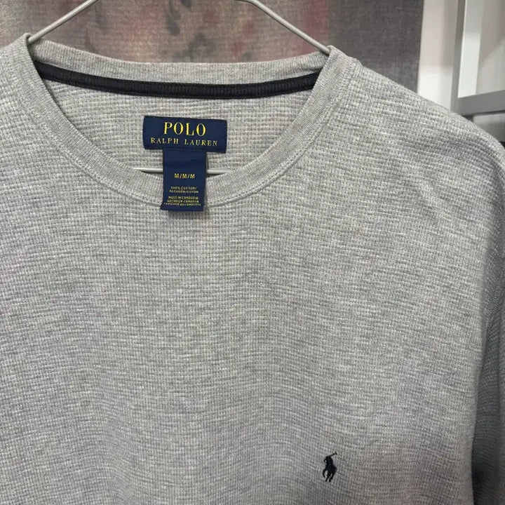[BUNJANG] Polo Ralph Lauren Waffle Knit Short Sleeve T-Shirt Size M / 폴로 랄프로렌 와플 반팔 티셔츠