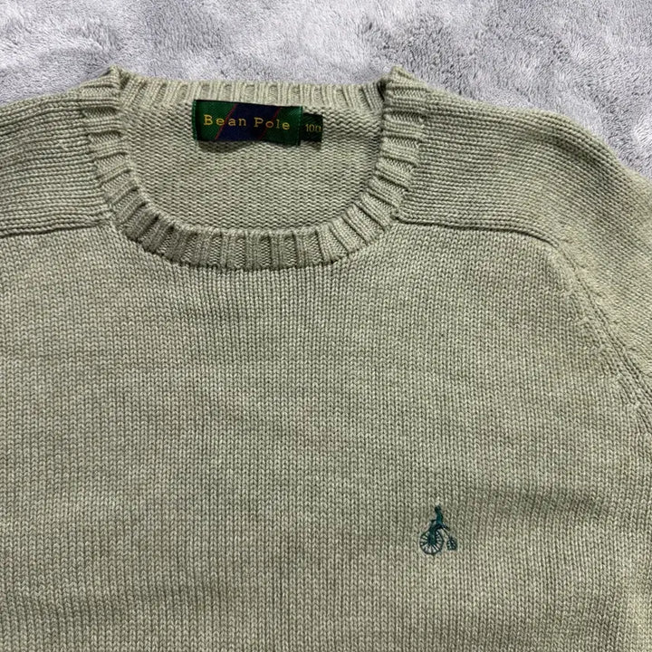 [BUNJANG] Beanpole Olive Knit Sweater / 빈폴 올리브 니트