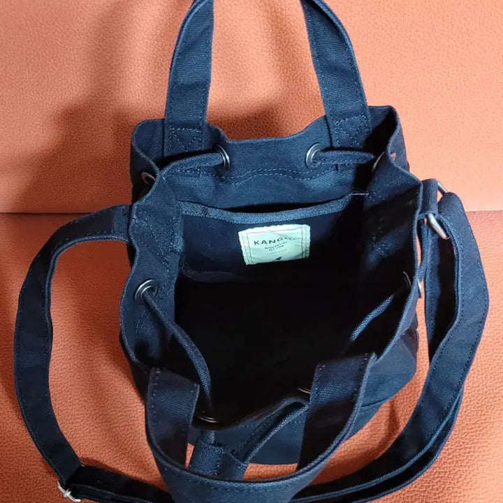 [SOLD OUT] 캉골 블랙 캔버스 버킷백
