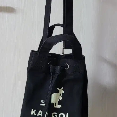 [SOLD OUT] 캉골 블랙 캔버스 버킷백