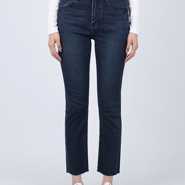 [BUNJANG] PLAC Jeans HART K06 Dark Blue Denim Jeans / [새상품]플랙진 여성 HART K06 스트레이트 다크블루 데님 청바지