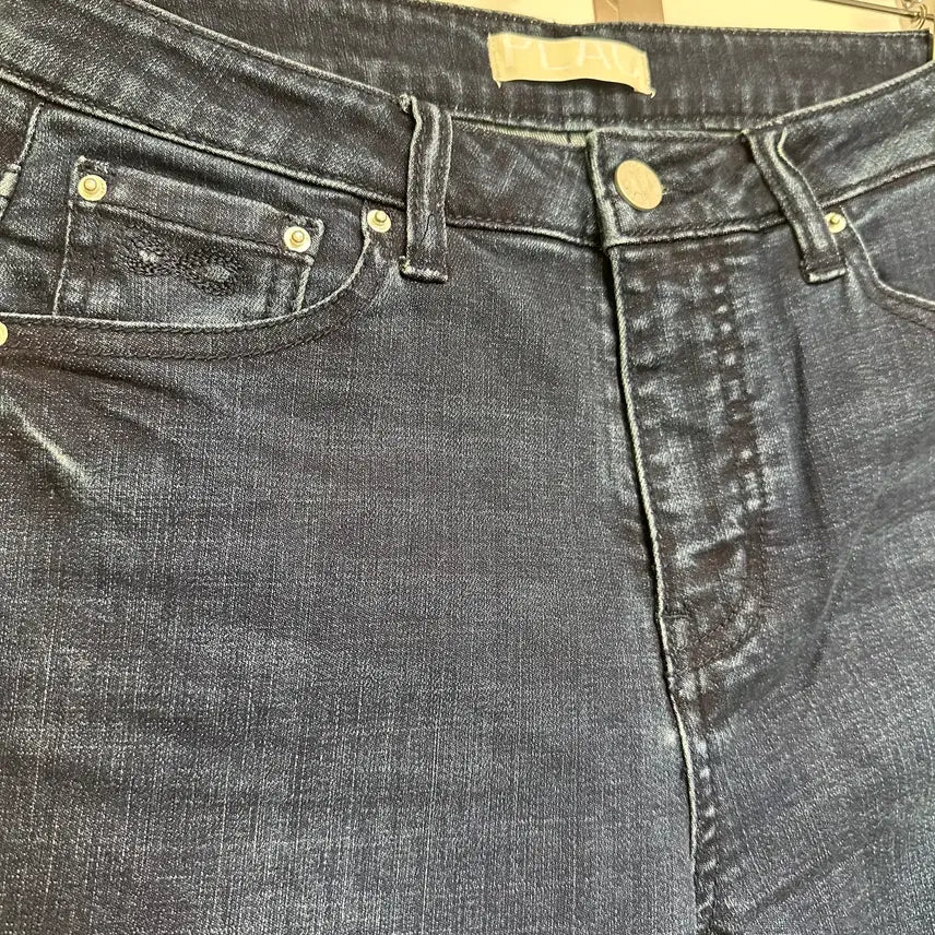 [BUNJANG] PLAC Jeans HART K06 Dark Blue Denim Jeans / [새상품]플랙진 여성 HART K06 스트레이트 다크블루 데님 청바지