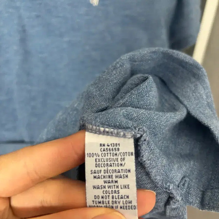 [BUNJANG] Polo Ralph Lauren Blue Short Sleeve Polo Shirt / 폴로 랄프로렌 블루 반팔 카라티
