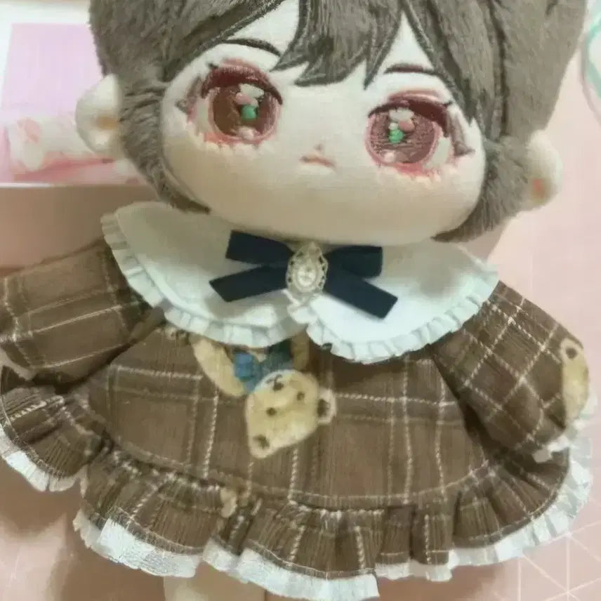 [BUNJANG] 20cm Doll Dress (Navy Ribbon) / 20cm솜인형옷 오늘까지만판매