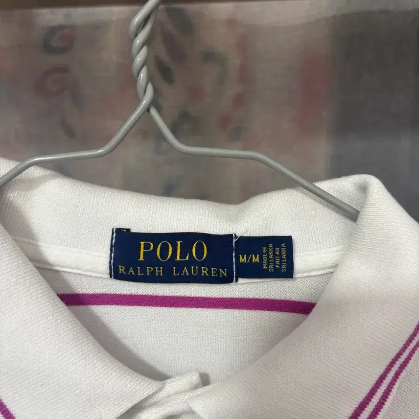 [BUNJANG] Polo Ralph Lauren Striped Short-Sleeve Polo Shirt - Size M / 폴로 랄프로렌 스트라이프 반팔 카라티