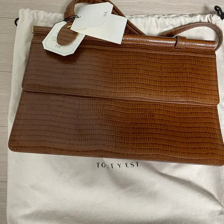 [BUNJANG] TWEETIE SACH Triangle Lizard Bag / 투티에 삭 트라이앵글 리자드 (더스트백 포함)