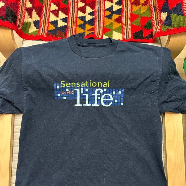 [BUNJANG] Omni People Vintage Navy T-shirt / 빈티지 네이비 티셔츠 판매