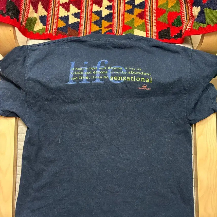 [BUNJANG] Omni People Vintage Navy T-shirt / 빈티지 네이비 티셔츠 판매