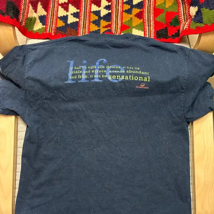 [BUNJANG] Omni People Vintage Navy T-shirt / 빈티지 네이비 티셔츠 판매