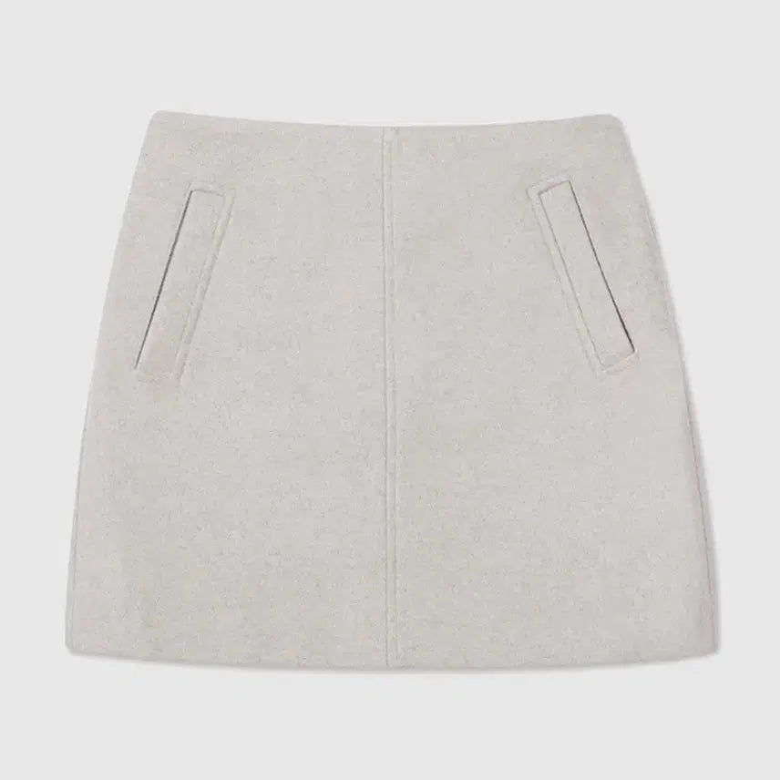 [BUNJANG] Spao Wool Mini Skirt / (1회 착용)스파오 모직 겨울 베이직 미니 스커트