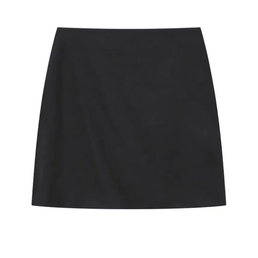 [BUNJANG] Miseki Seoul Layered Skirt Black / 미세키서울 레이어드 스커트 블랙