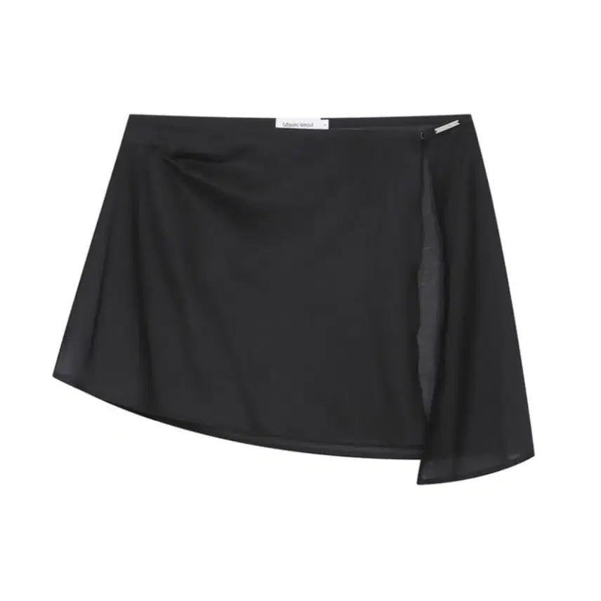 [BUNJANG] Miseki Seoul Layered Skirt Black / 미세키서울 레이어드 스커트 블랙