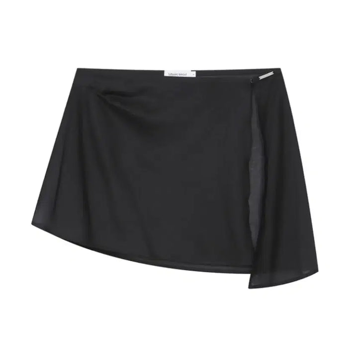 [BUNJANG] Miseki Seoul Layered Skirt Black / 미세키서울 레이어드 스커트 블랙