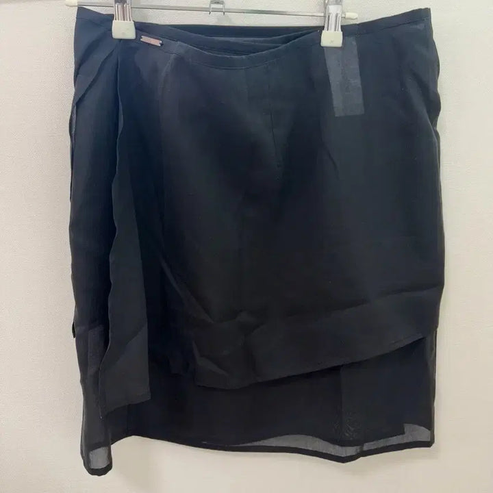 [BUNJANG] Miseki Seoul Layered Skirt Black / 미세키서울 레이어드 스커트 블랙