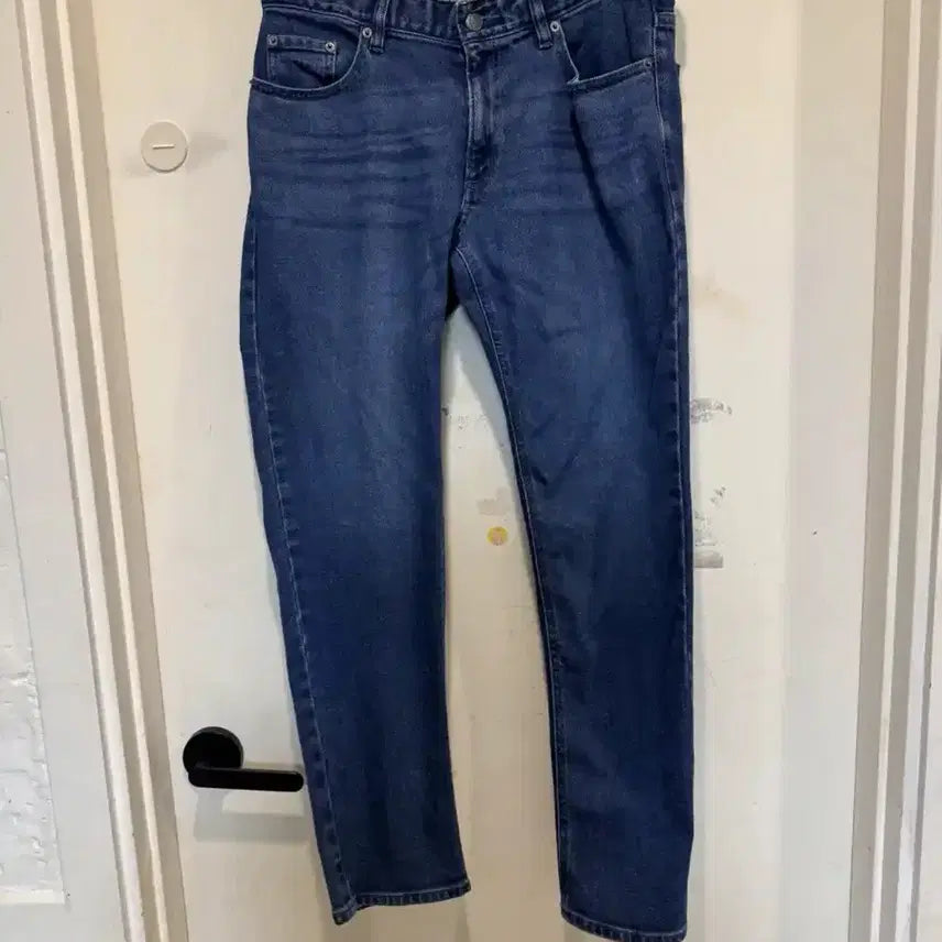 [BUNJANG] Lacoste Tapered Denim Pants / 라코스테 테이퍼드 데님 팬츠