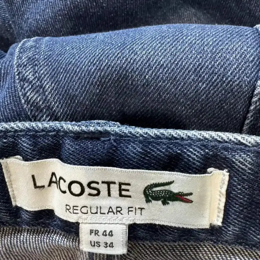 [BUNJANG] Lacoste Tapered Denim Pants / 라코스테 테이퍼드 데님 팬츠