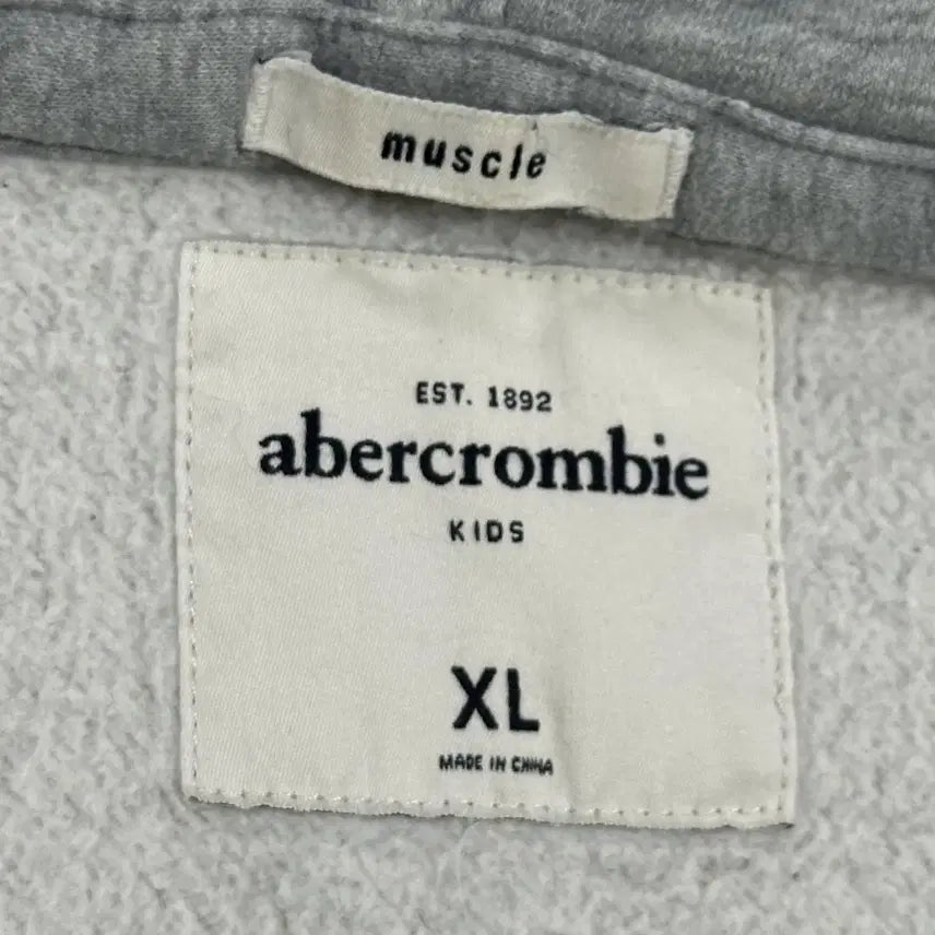 [SOLD OUT] (걸즈XL) 아베크롬비 og 걸즈 y2k 슬림핏 후드집업 그레이
