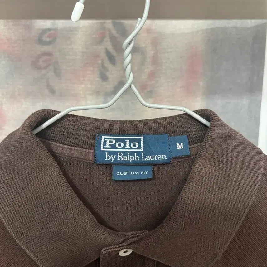 [BUNJANG] Polo Ralph Lauren Polo Shirt Brown M / 폴로 랄프로렌 카라티 브라운 M