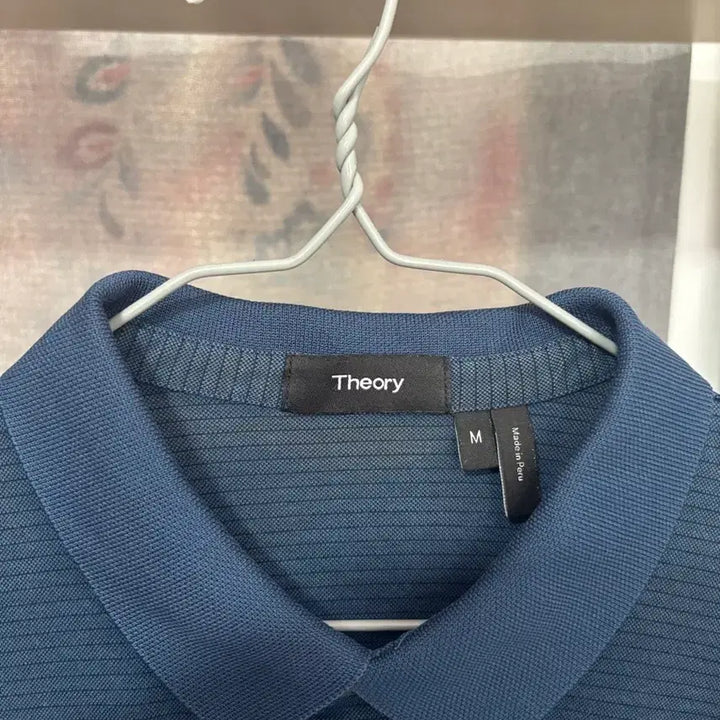 [BUNJANG] Theory Blue Short Sleeve Polo Shirt / Theory 띠어리 블루 반팔 카라티 M