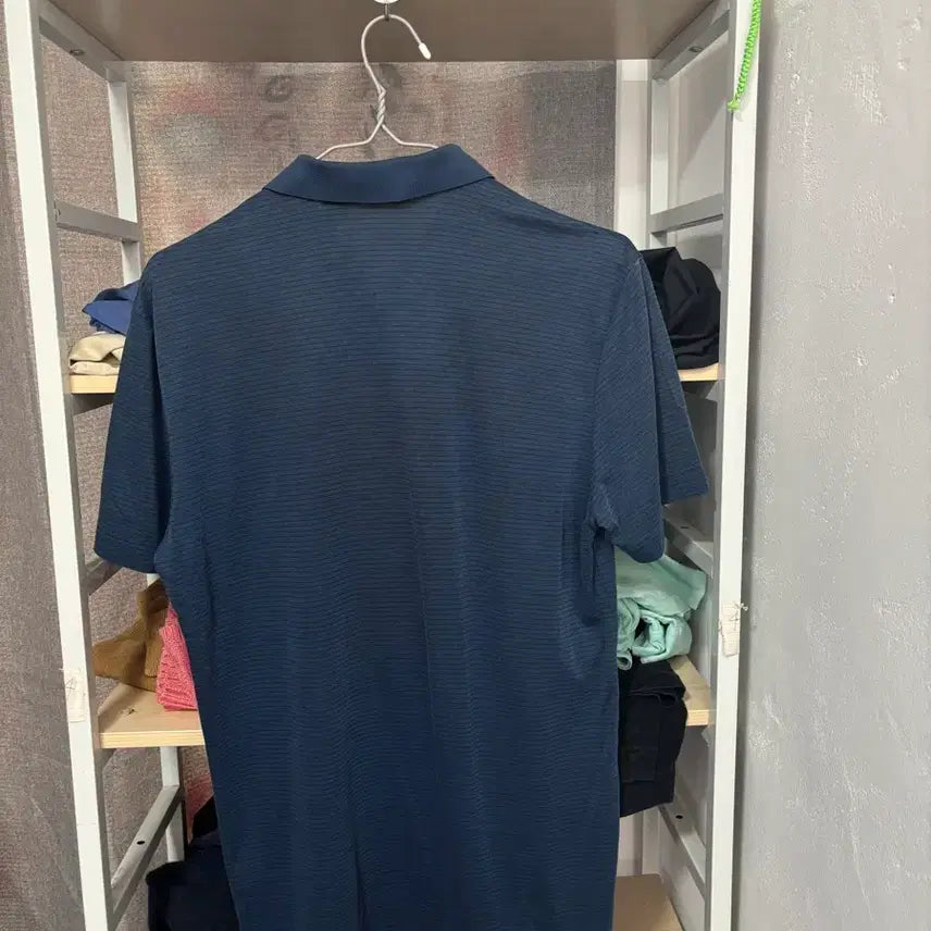 [BUNJANG] Theory Blue Short Sleeve Polo Shirt / Theory 띠어리 블루 반팔 카라티 M