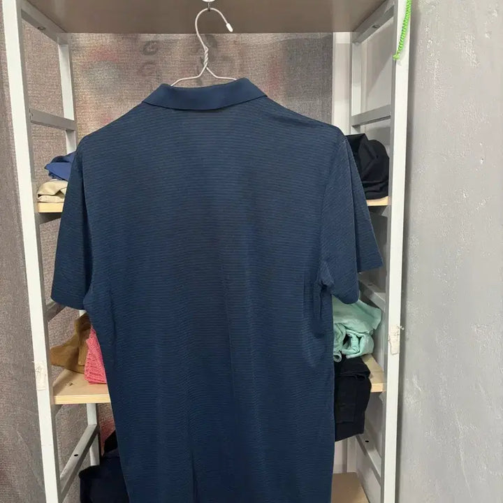 [BUNJANG] Theory Blue Short Sleeve Polo Shirt / Theory 띠어리 블루 반팔 카라티 M