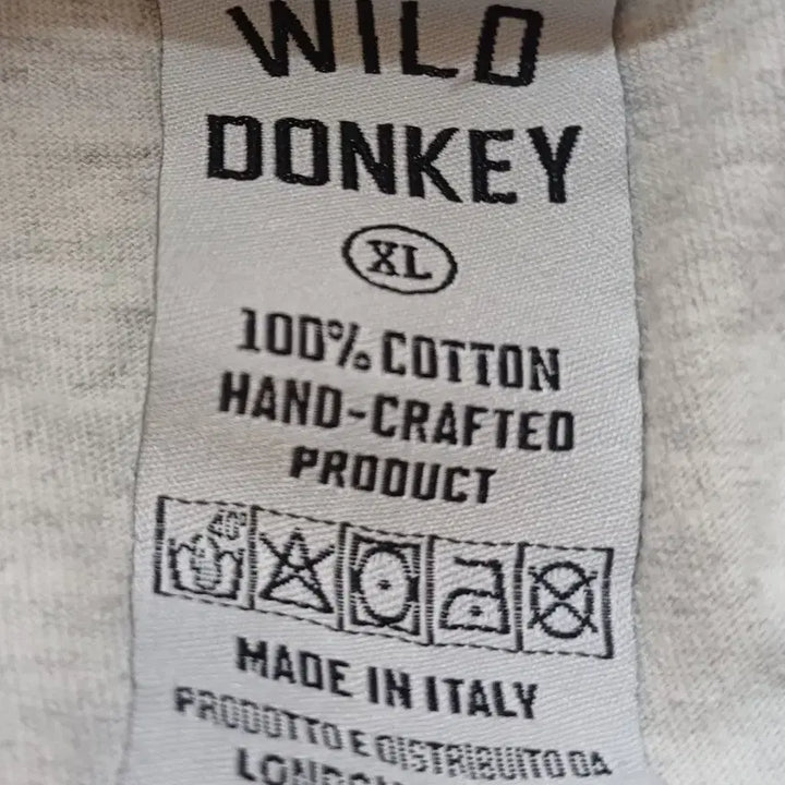 [BUNJANG] Wild Donkey Slims Fish Camp Vintage T-Shirt XL / 이태리 와일드 동키 슬림스 피쉬 캠프 빈티지 반팔티셔츠 XL