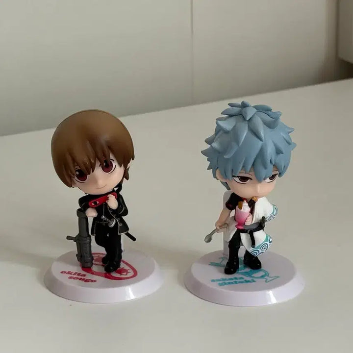 [BUNJANG] Gintama Okita Sougo &amp; Sakata Gintoki Chibi Kyun Figure Bundle Set / (일괄) 은혼 오키타 소고 사카타 긴토키 치비큥 피규어