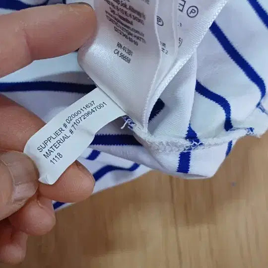[SOLD OUT] (미착용) 폴로 랄프로렌 남성 스트라이프 반팔 티셔츠 정품
