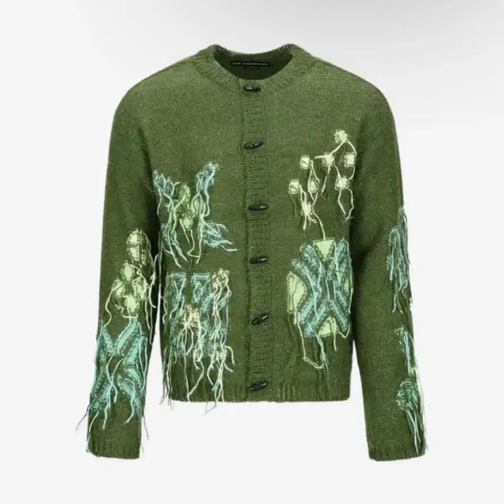 [BUNJANG] Andersson Bell Macaron Cardigan Khaki L / 앤더슨벨 마카롱 가디건 카키 L
