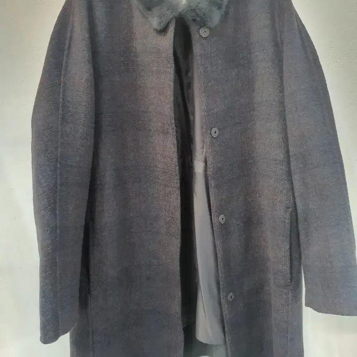 [BUNJANG] Sejeong Daily List Natural Mink Collar Wool Coat / 세정 데일리스트 천연밍크카라 모89%코트