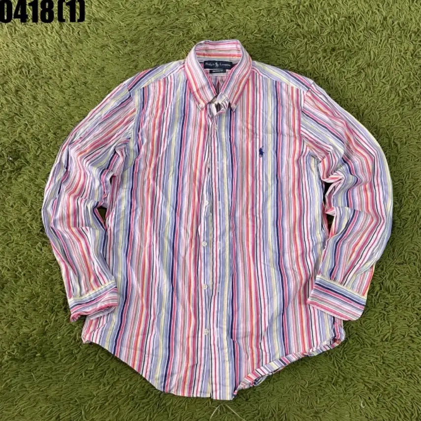[SOLD OUT] 폴로 랄프로렌 스트라이프 셔츠 M 커스텀핏