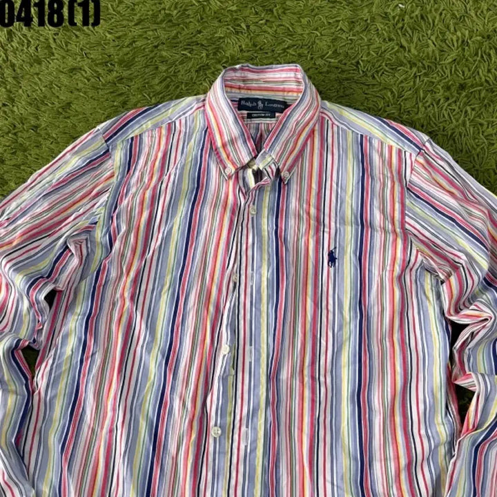 [SOLD OUT] 폴로 랄프로렌 스트라이프 셔츠 M 커스텀핏