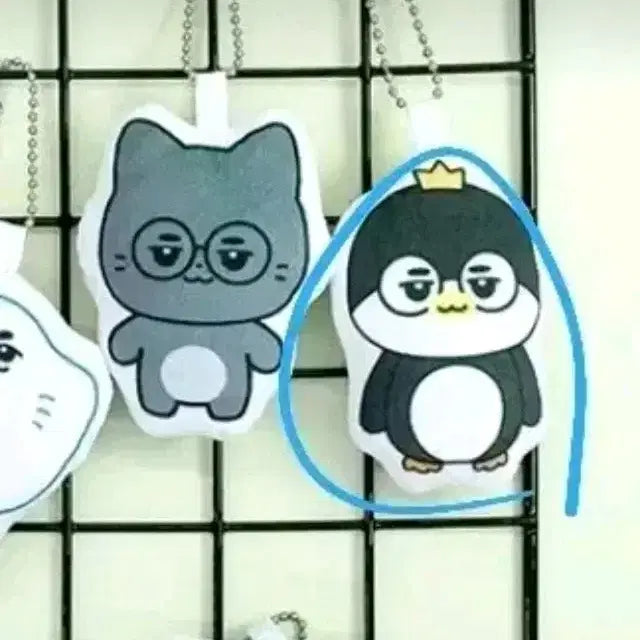 [BUNJANG] Other Friends Faker Keria Cushion Keyring / 새상품 황제펭귄 아더프렌즈 페이커 Other Friends T1 Fake