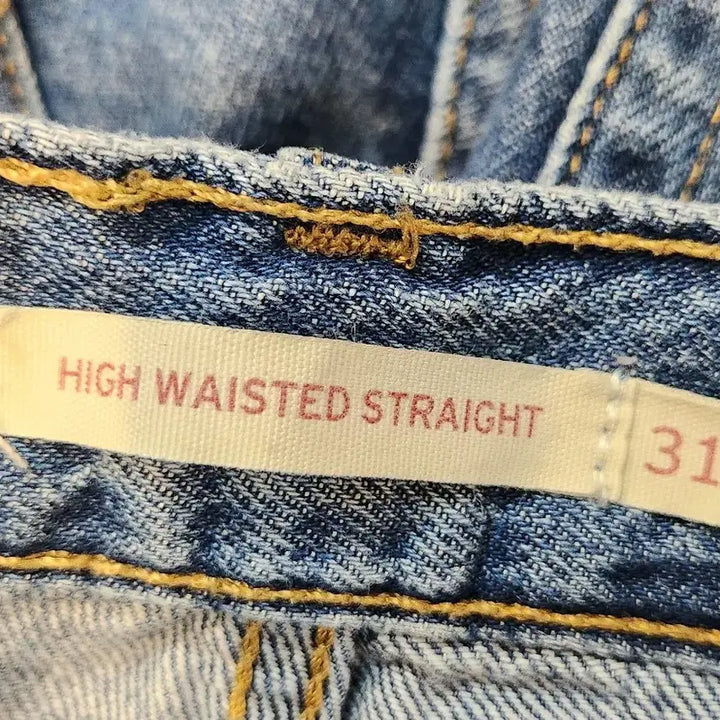 [SOLD OUT] LEVIS 리바이스 하이웨스트 스트레이트 핏 데님 팬츠