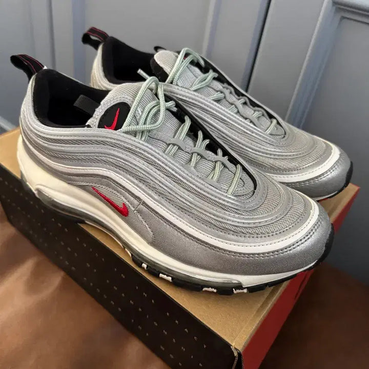 [BUNJANG] Nike Air Max 97 OG Silver Bullet 2022 Sneakers / (270) 나이키 에어맥스 97 OG 실버불렛 2022