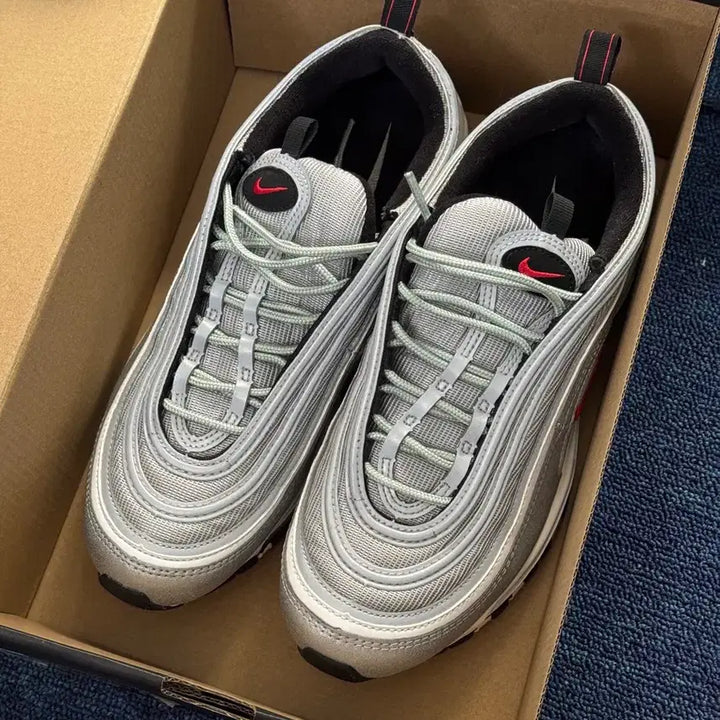 [BUNJANG] Nike Air Max 97 OG Silver Bullet 2022 Sneakers / (270) 나이키 에어맥스 97 OG 실버불렛 2022