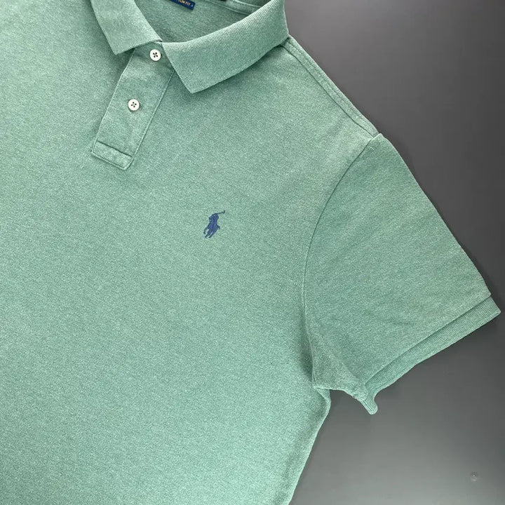 [BUNJANG] Polo Ralph Lauren Cotton Collar T-Shirt / [XL] 폴로 랄프로렌 코튼 카라 반팔 티셔츠 커스텀 슬림핏