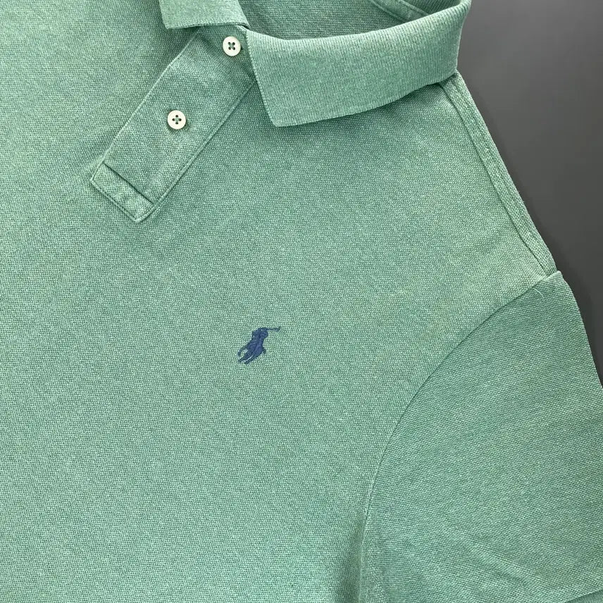 [BUNJANG] Polo Ralph Lauren Cotton Collar T-Shirt / [XL] 폴로 랄프로렌 코튼 카라 반팔 티셔츠 커스텀 슬림핏