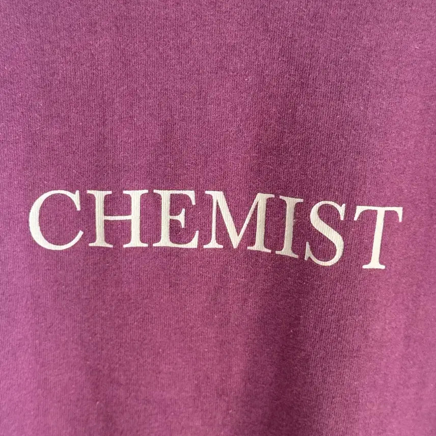 [BUNJANG] C2H4 Chemist Purple Long-Sleeve T-Shirt / C2H4 CHEMIST 퍼플 긴팔 티셔츠