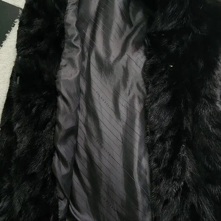 [BUNJANG] Deco Telegraph Natural Mink Long Vest / [정품] 데코 텔레그라프 천연 밍크 100% 롱 베스트 85