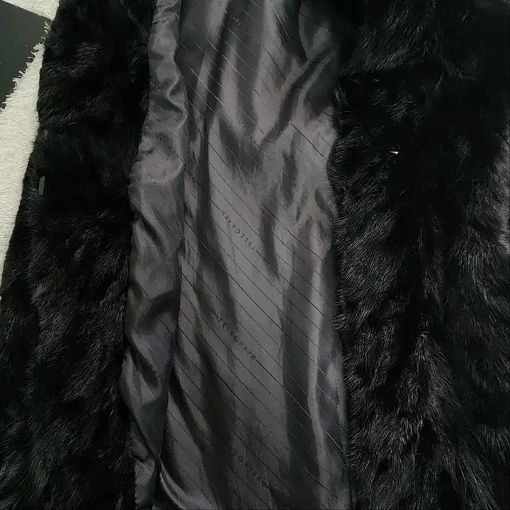 [BUNJANG] Deco Telegraph Natural Mink Long Vest / [정품] 데코 텔레그라프 천연 밍크 100% 롱 베스트 85