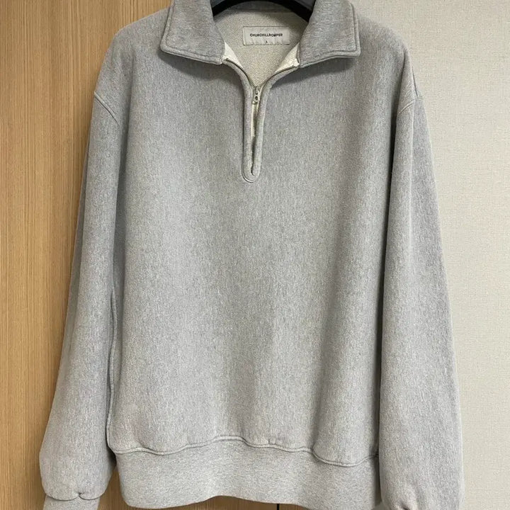 [SOLD OUT] [L] 처칠롬퍼 하프집 풀오버 빈티지 그레이