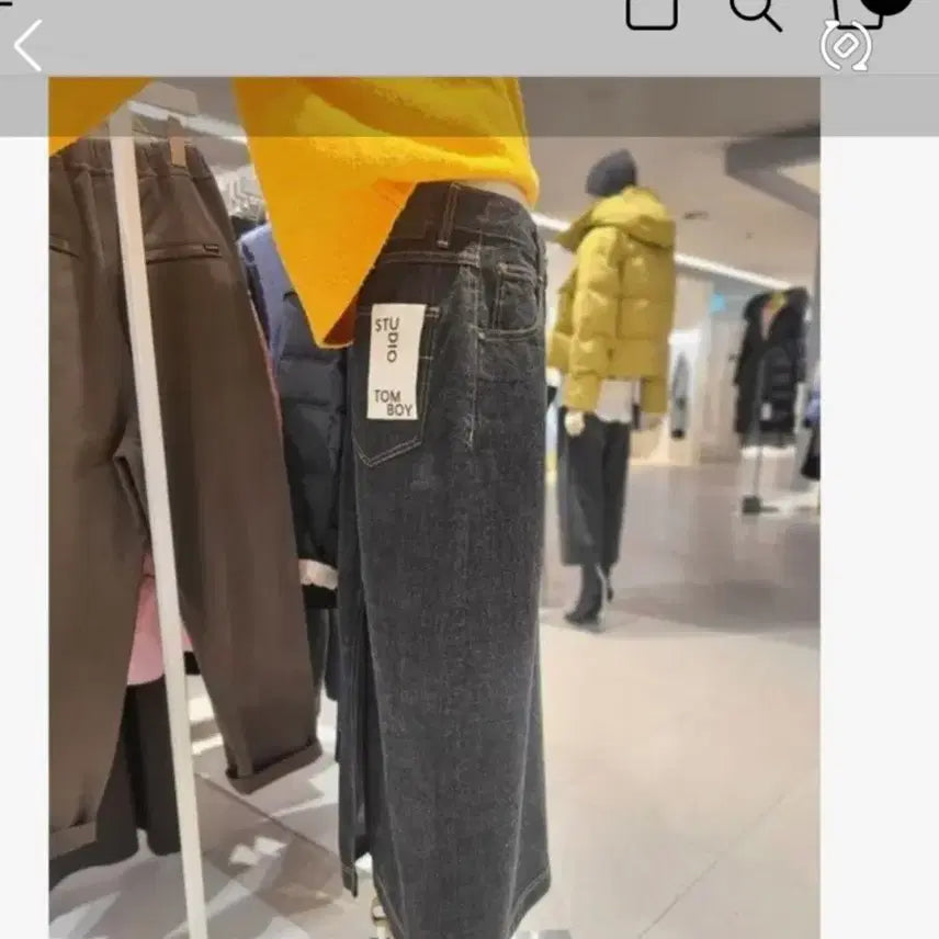 [BUNJANG] Tomboy Long Denim Dress Black M / 톰보이 롱 데님원피스 블랙M